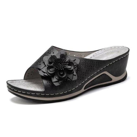 Damen Komfortable Sandalen mit floralem Design EB