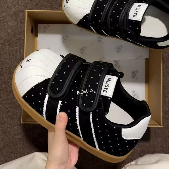 Damen Sportliche Sneaker im modernen Design mit praktischem Klettverschluss EB