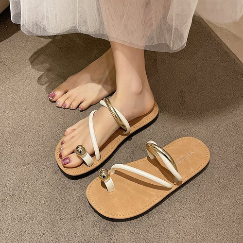 Damen elegante Riemensandalen mit zierlichen Akzenten EB