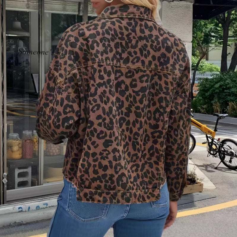 Damen Freizeitjacke im angesagten Leopardenmuster EB