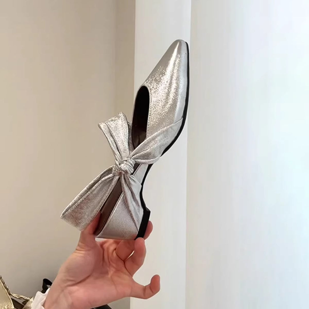 Damen Elegante Ballerina-Schuhe mit funkelndem Riemchen EB