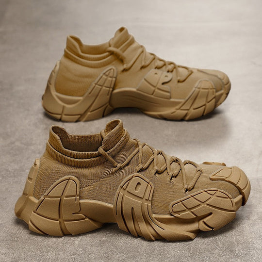 Damen Sportliche und atmungsaktive Sneaker mit strapazierfähigem Gummisohlen-Design EB