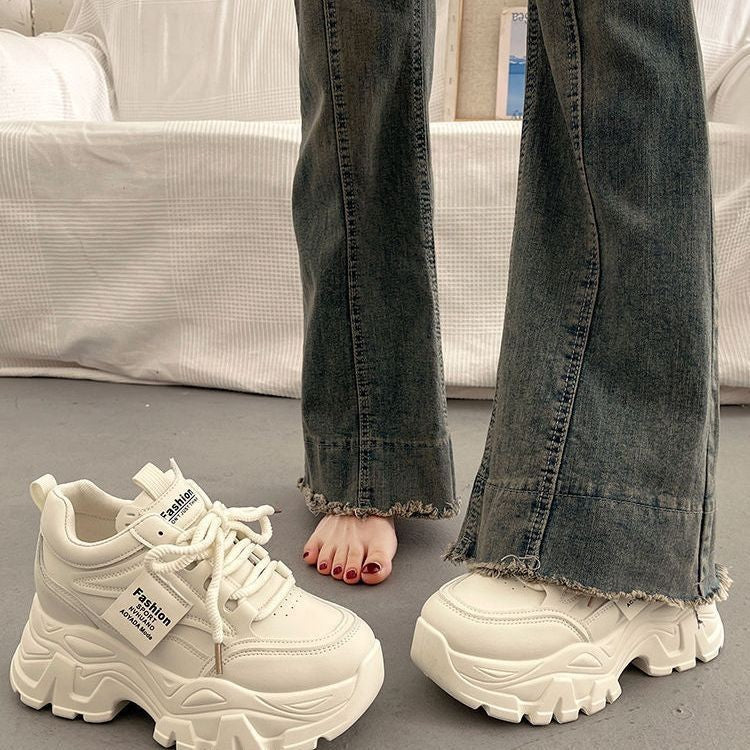 Damen Sportliche Chunky Sneakers mit innovativer Dämpfung und strapazierfähiger Obermaterialstruktur EB