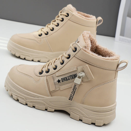 Damen Wärmende Winterstiefel mit rutschfester Sohle und gemütlichem Futter EB