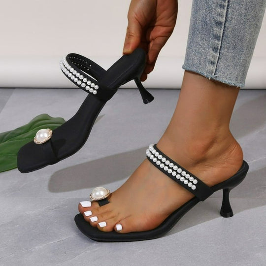 Damen Glamouröse Absatzsandalen EB