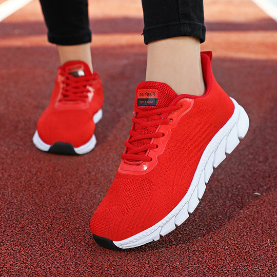 Damen Sportliche Laufschuhe mit atmungsaktiver Mesh-Konstruktion und rutschfester Sohle EB
