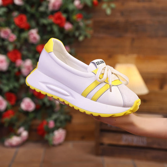 Damen Komfortable Sneakers im modischen Mix aus Textil EB