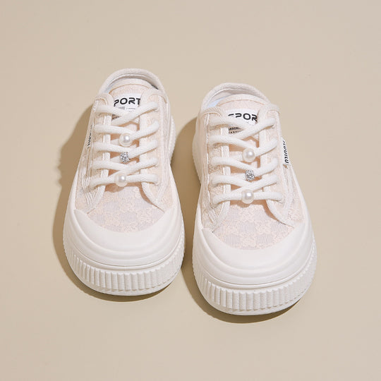 Damen Bequeme Slip-On Sneakers mit luftiger Textiloberfläche EB