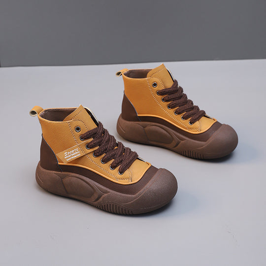 Damen Urbanes High-Top Sneaker Design mit rutschfester Sohle EB