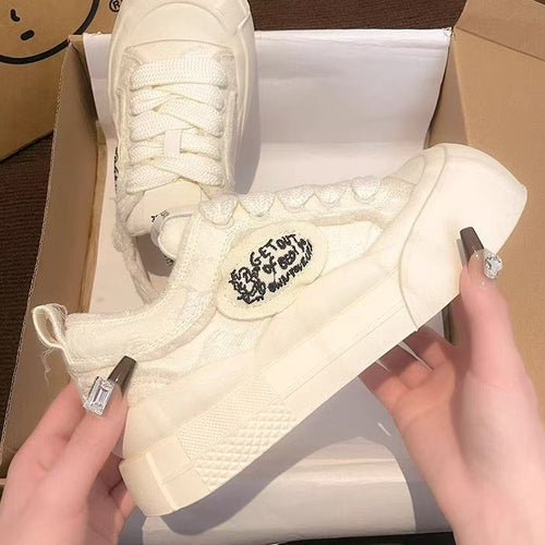 Damen Modische Sneakers mit robustem Sohlenprofil und bequemem Innenfutter EB