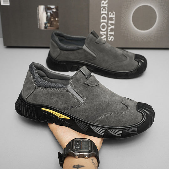 Herren elegante Slip-On Freizeitschuhe im sportlichen Design EB