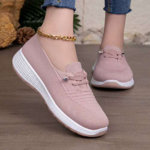 Damen Komfortable und stylische Sneaker mit elastischem Obermaterial EB