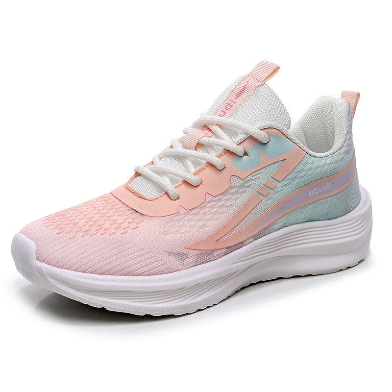 Damen Sportliche Dämpfungs-Laufschuhe mit atmungsaktivem Obermaterial und flexibler Sohle EB