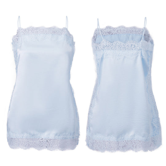 Damen Spitzentop mit zartem Saum EB