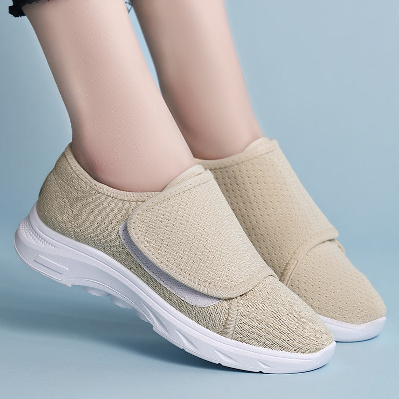 Damen Atmungsaktive Slip-On Schuhe mit elastischem Riemen EB