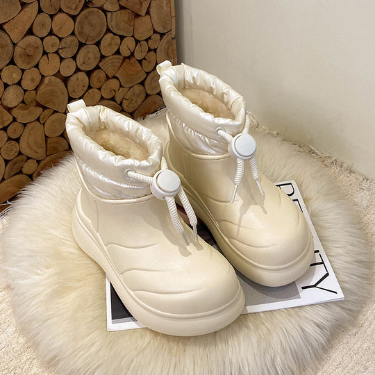 Damen modische Winterstiefel mit dämpfendem Innenfutter und wasserabweisender Oberfläche EB