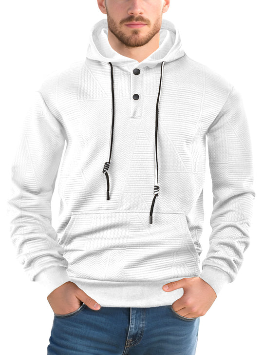 Herren Hoodie mit strukturiertem Design EB