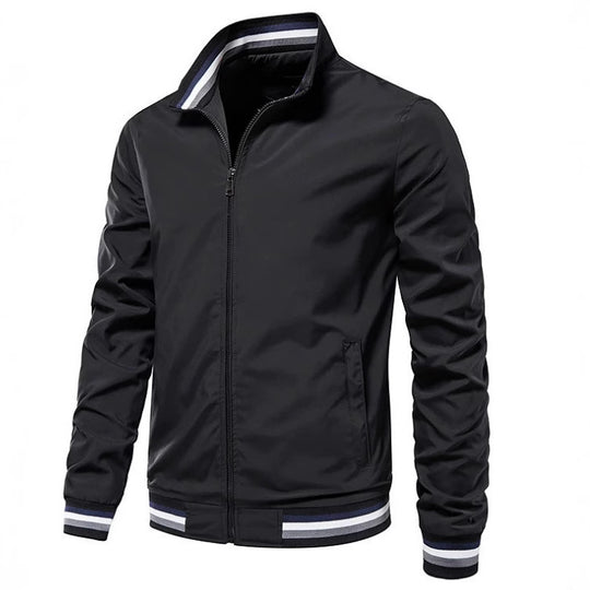 Herren modische Bomberjacke mit elastischen Bündchen EB