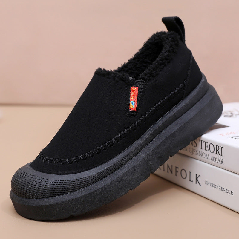 Damen Komfortable und warme Slip-On Hausschuhe mit kuscheligem Innenfutter EB