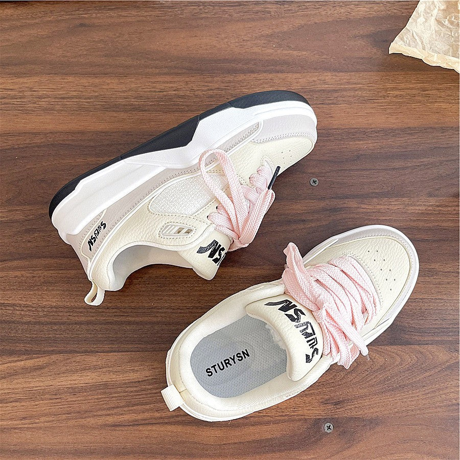 Damen Komfortable Sneakers mit atmungsaktiver Laufsohle und modischem Design EB