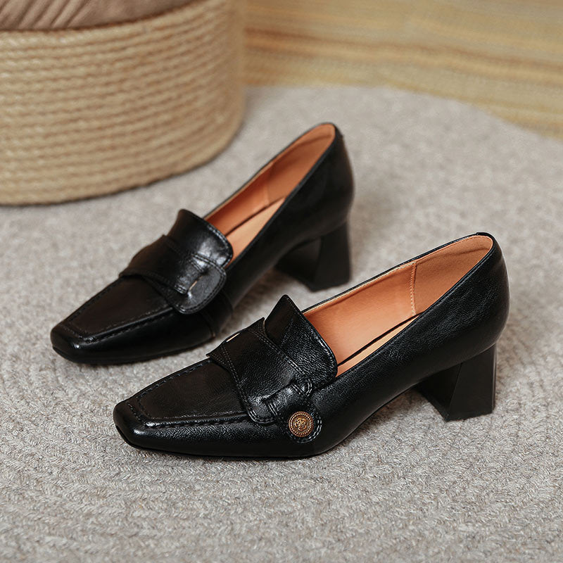 Damen elegante Sling-Pumps mit stilvollem Design und komfortablem Blockabsatz EB