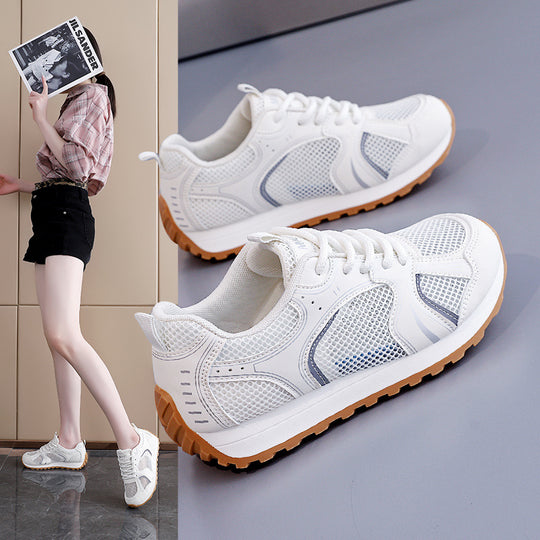 Damen Atmungsaktive Sportschuhe mit ergonomischer Dämpfung und rutschfester Sohle EB
