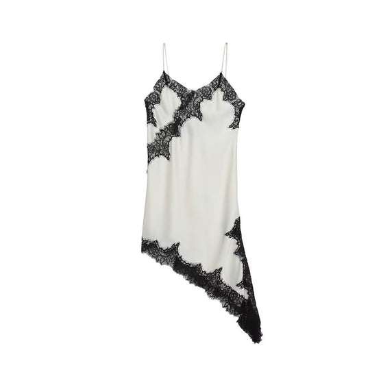Damen asymmetrisches Spaghetti-Top EB