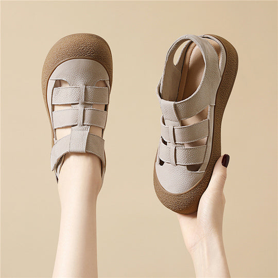Damen Komfortable Freizeitsandalen mit verstellbaren Riemen EB