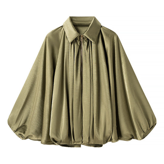 Damen fließende Bluse mit Anlassgarnitur EB