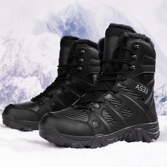 Herren Winterstiefel mit isolierender Innensohle und wasserdichtem Obermaterial EB