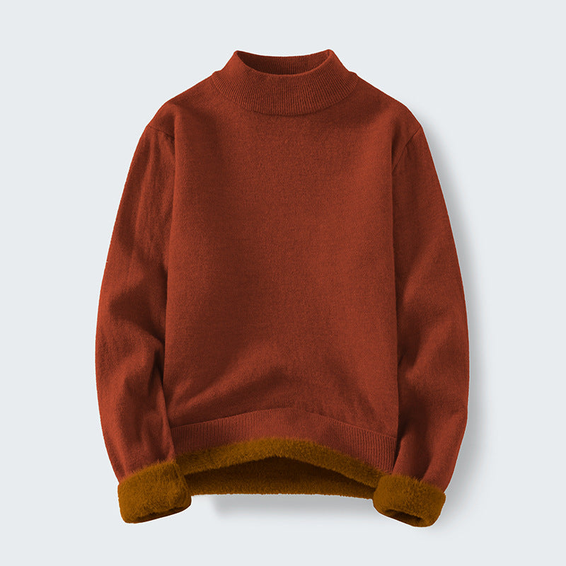 Damen Kuscheliger Stehkragenpullover EB