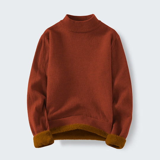Damen Kuscheliger Stehkragenpullover EB
