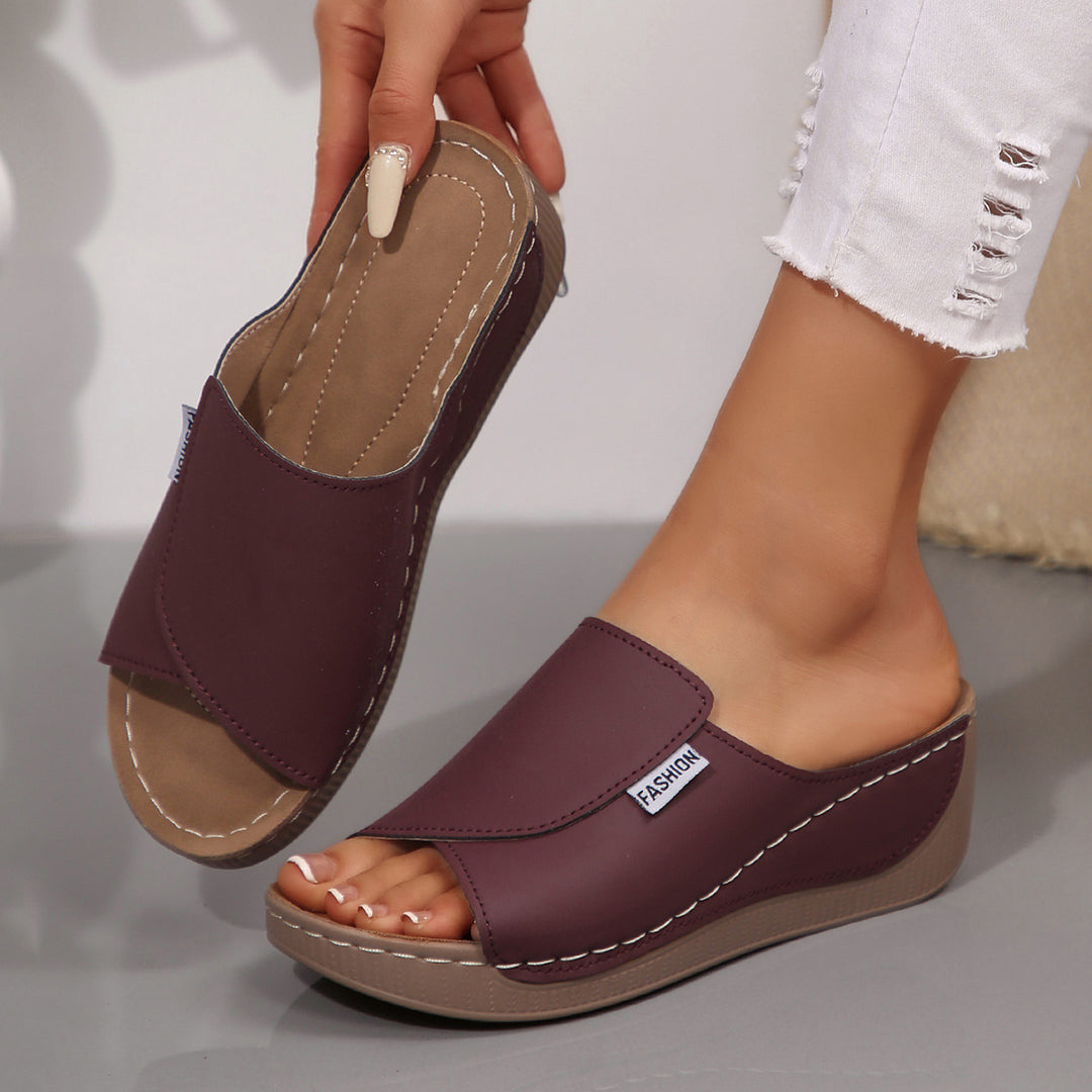 Damen modische Hausschuh-Pantoletten mit bequemer Innensohle und trendigem Design EB