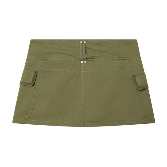 Damen Cargo-Rock mit praktischen Taschen und elastischem Bund EB