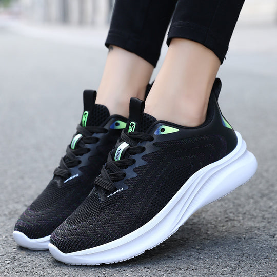Damen Bequeme Atmungsaktive Sneakers mit flexiblem Design EB