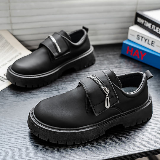Damen Modische Schnürschuhe mit praktischer Zip-Verschluss und rutschfester Sohle EB