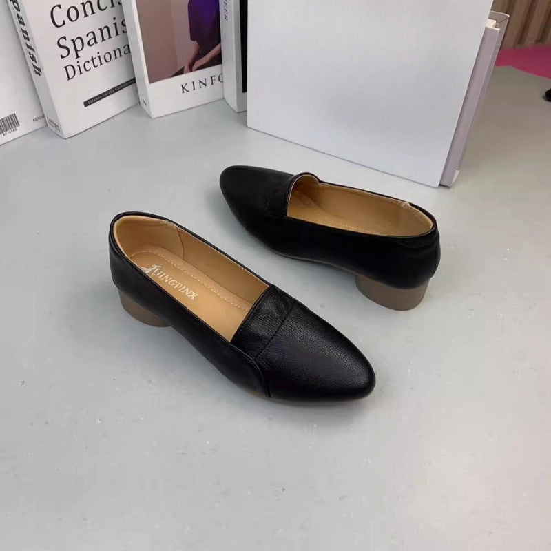 Damen elegante Slipper mit mittelhohem Absatz EB