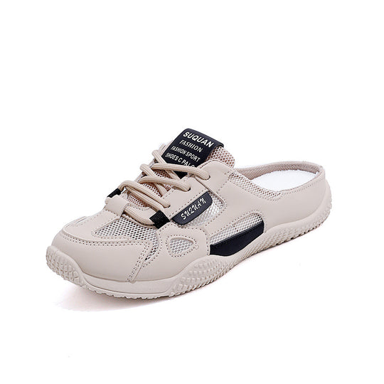 Damen Slip-On Sneakers mit atmungsaktiver Mesh-Oberfläche und rutschfester Sohle EB