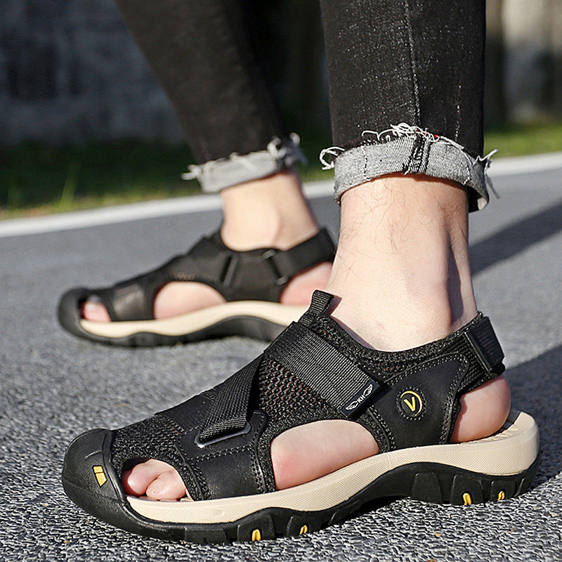 Damen Atmungsaktive Sport-Sandalen mit verstellbaren Riemen und rutschfester Sohle EB