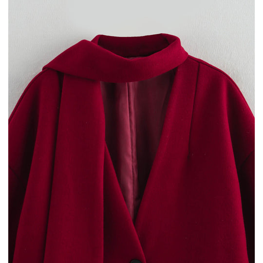 Damen Übergangsjacke mit innovativem asymmetrischem Design und stilvollem Kragen EB