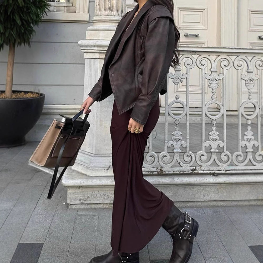 Damen blazer mit dekorativen Schnürungen EB
