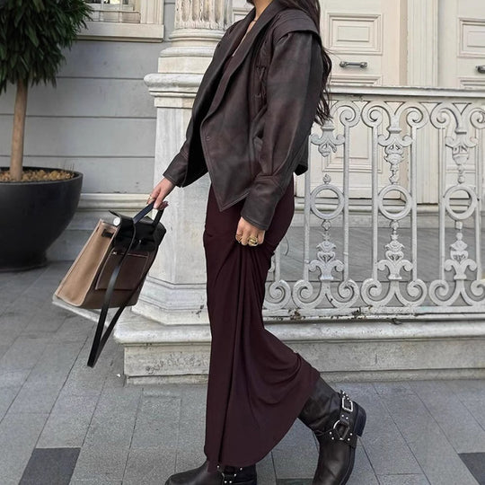 Damen blazer mit dekorativen Schnürungen EB