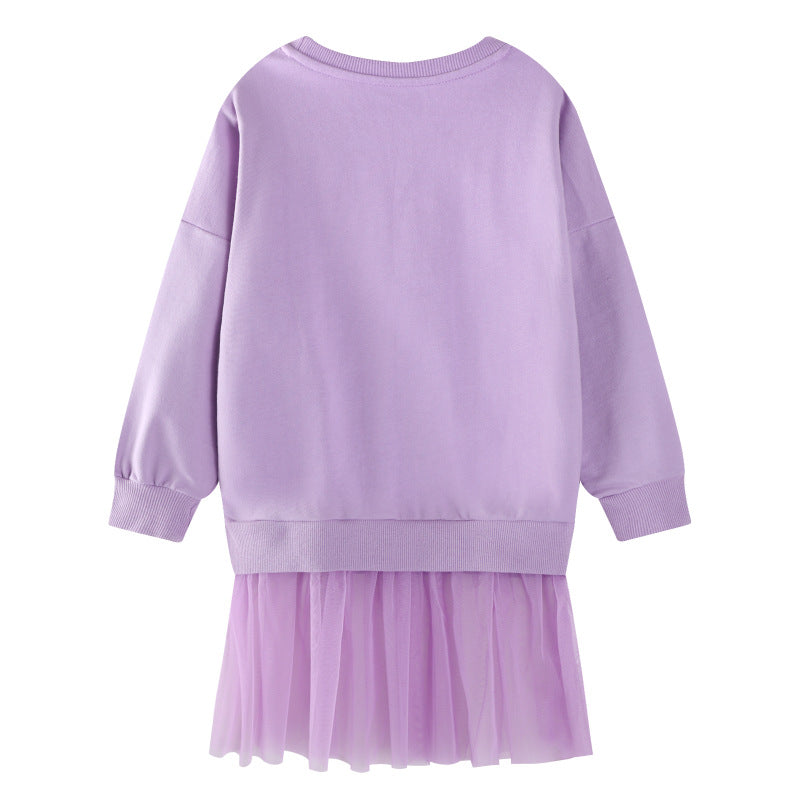Mädchen Freizeitkleid mit bezauberndem Flügelmuster EB