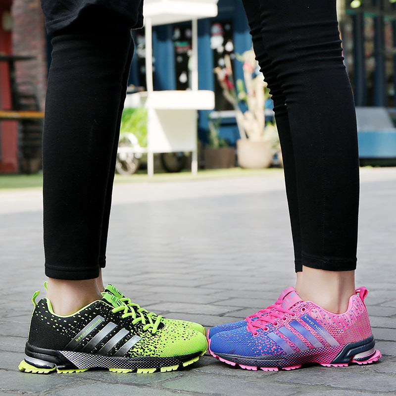 Herren leichte Strick-Running-Sneaker mit integrierter Fersen-Luftkammer und griffiger Trailsohle EB