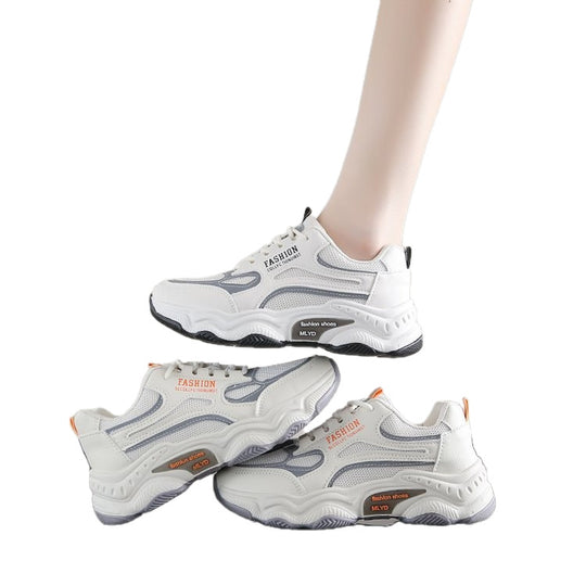 Damen Modische Sneakers mit komfortabler Dämpfung und atmungsaktivem Mesh-Obermaterial EB