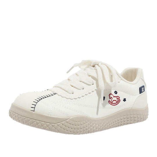 Damen Modische Sneakers mit verspieltem Entenmotiv und komfortabler Dämpfung EB