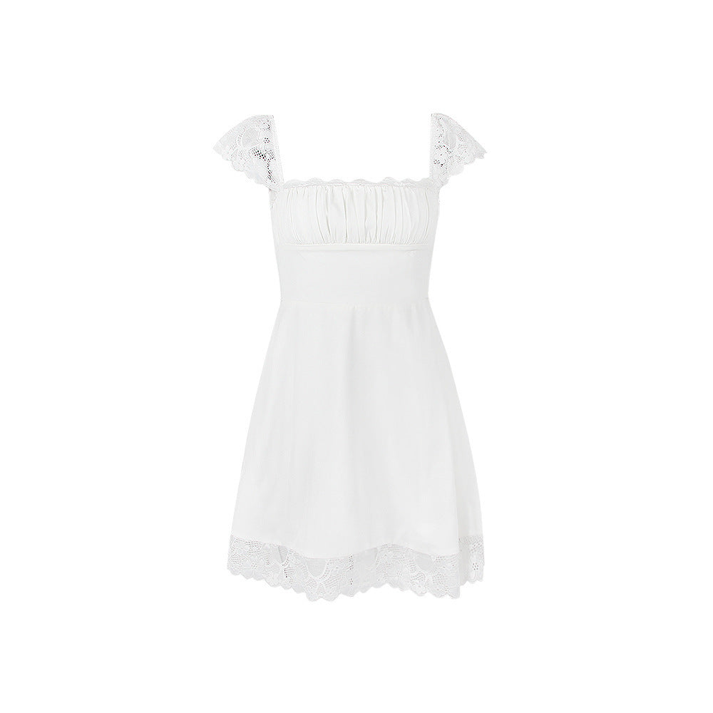 Damen Minikleid im romantischen Design EB