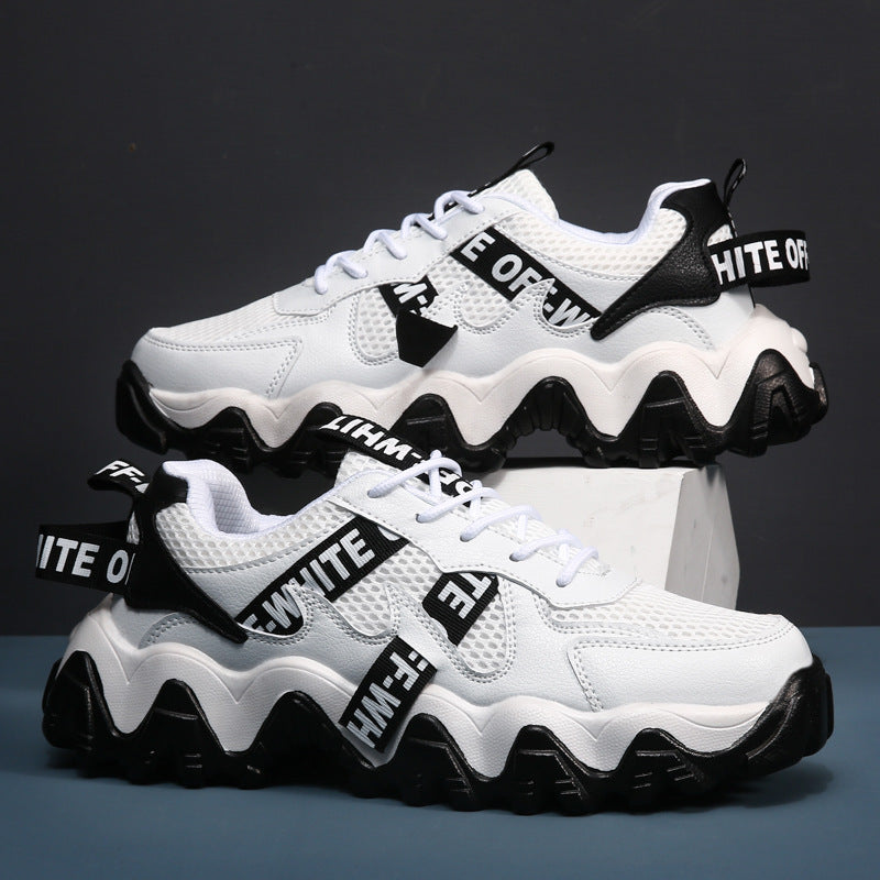Damen Chunky Sneakers mit atmungsaktivem Obermaterial und rutschfester Laufsohle EB