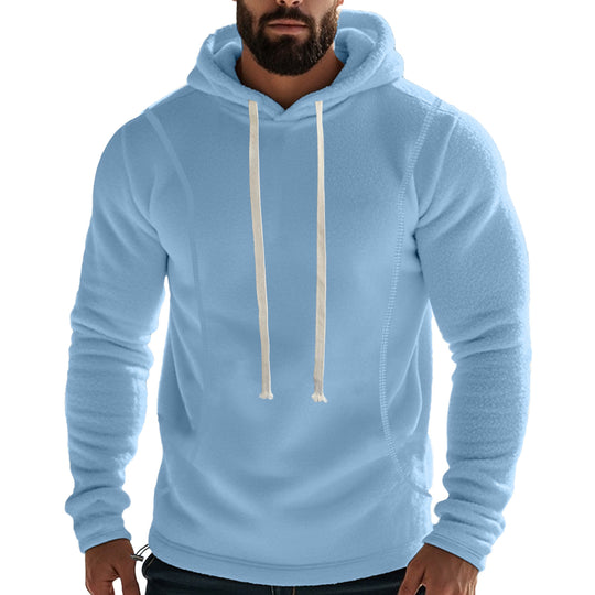 Herren Hochwertiger Fleece-Hoodie mit praktischer Kängurutasche und stylischem Design EB