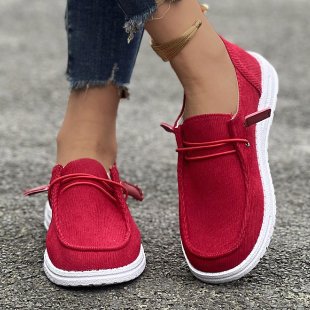 Damen Bequeme Slip-On Schuhe EB